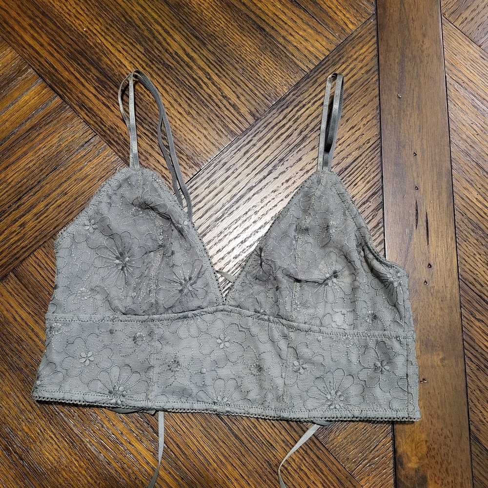 New Aerie Strap Back Lace Bralette - Top